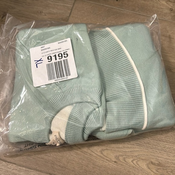 NWT! Anthropologie Green The Oaklyn Cozy Crew-Neck Sweatshirt - Size XL 🐬 - Picture 6 of 8